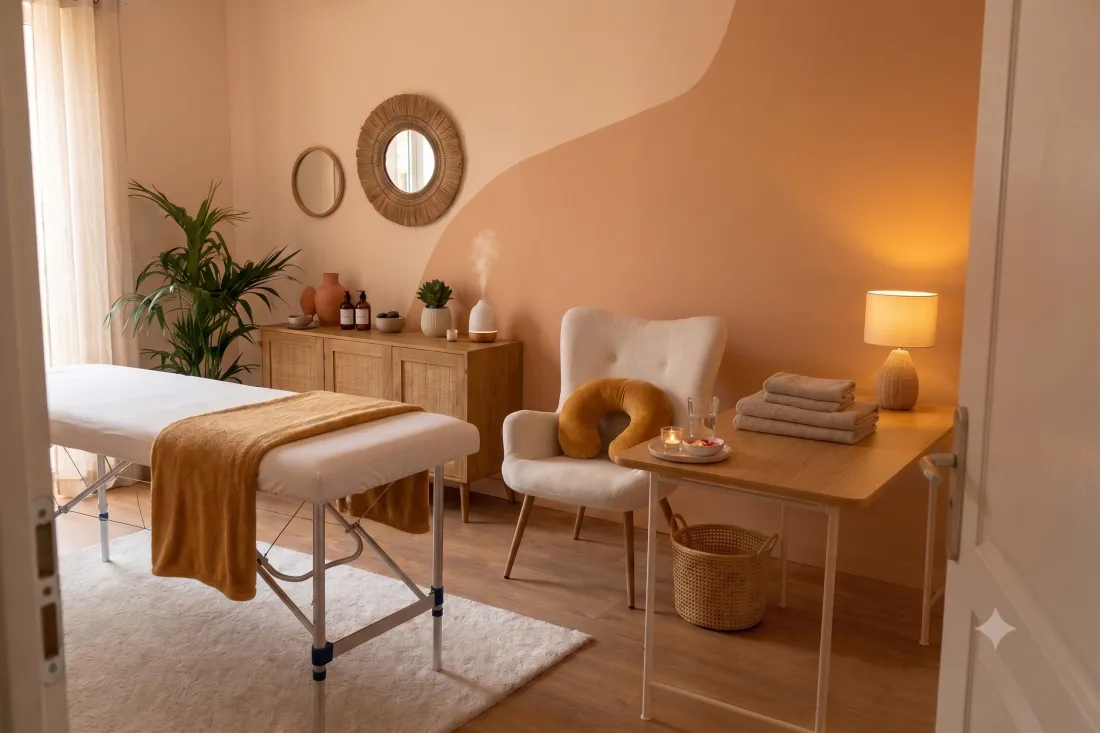 Massage crânien de relaxation